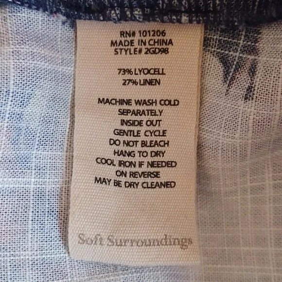 Soft Surroundings Lizette Wide-Leg Pant ** SZ XS - Picture 12 of 12